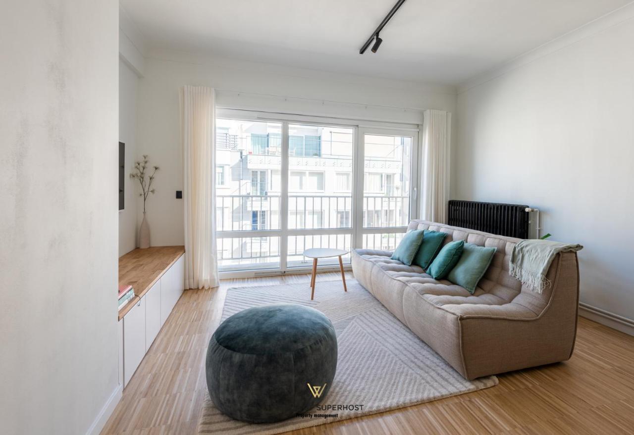 Luxurious Apartment Next To The Sea And City Centre With Free Parking Space Ostend Luaran gambar